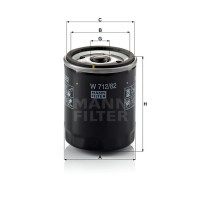 Фильтр масляный MANN-FILTER W 712/82